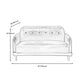 Contemporary Tufted Sofa Couch Split-Back Standard Square Arm Settee Couch