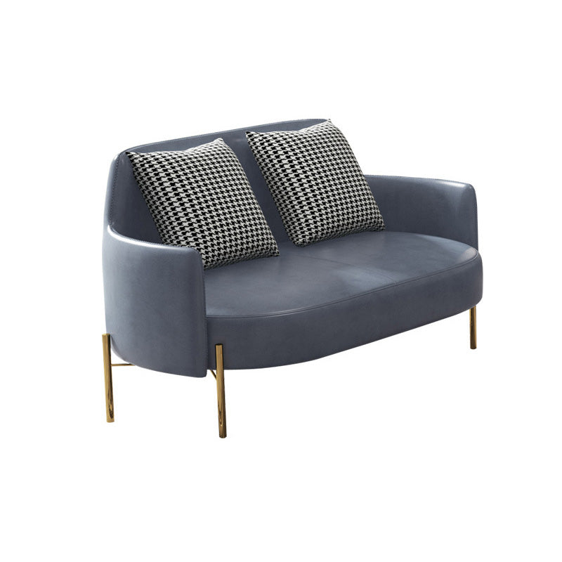 Standard Square Arm Sofa Couch Contemporary Tight Back Setee