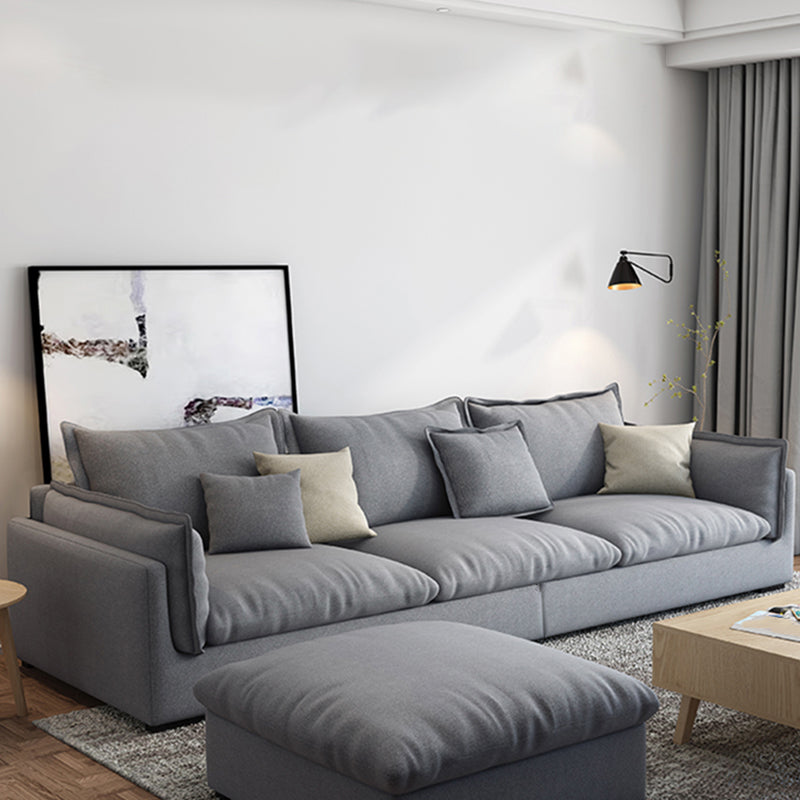 固定リビングルーム枕トップアーム標準ライトグレーシート