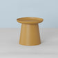 Pedestal Base Wood & Plastic Table Top Pink/green/yellow/white/grey Round Side Table