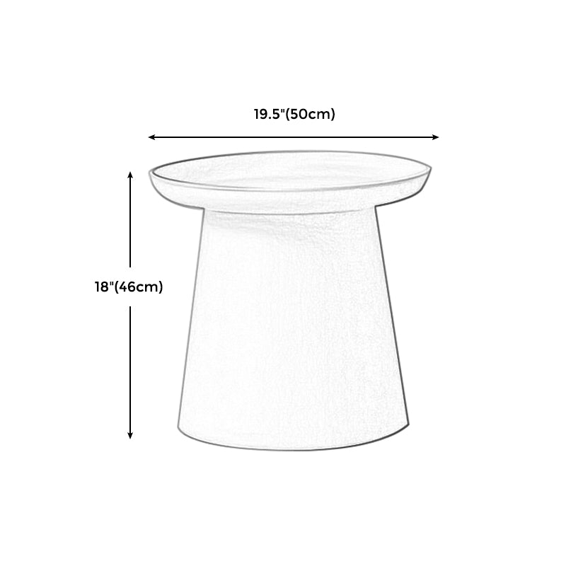 Pedestal Base Wood & Plastic Table Top Pink/green/yellow/white/grey Round Side Table