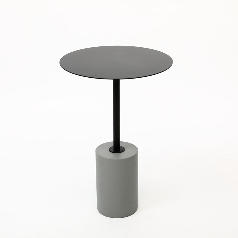 Tavolo da tavolo da tavolo moderno moderno di metà secolo con base in cemento