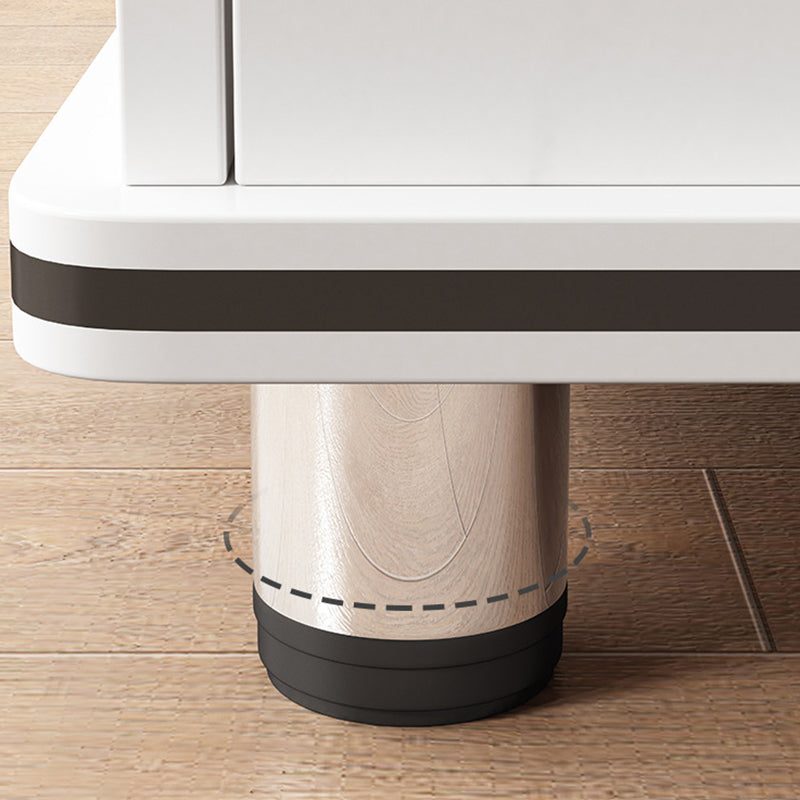 Rectangular Wooden Coffee Table 1 Single Cocktail Table with Storage Drawers