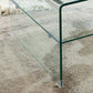 Modern Style Black/transparent Rectangular Coffee Table with Tempered Glass Top Clearhalo 'Coffee & Accent Tables' 'Coffee Tables' 'coffee_tables' 'furn' 'furn_coffee_tables' 'Furniture' 'Living Room Furniture' 5280933