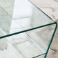 Modern Style Black/transparent Rectangular Coffee Table with Tempered Glass Top Clearhalo 'Coffee & Accent Tables' 'Coffee Tables' 'coffee_tables' 'furn' 'furn_coffee_tables' 'Furniture' 'Living Room Furniture' 5280934
