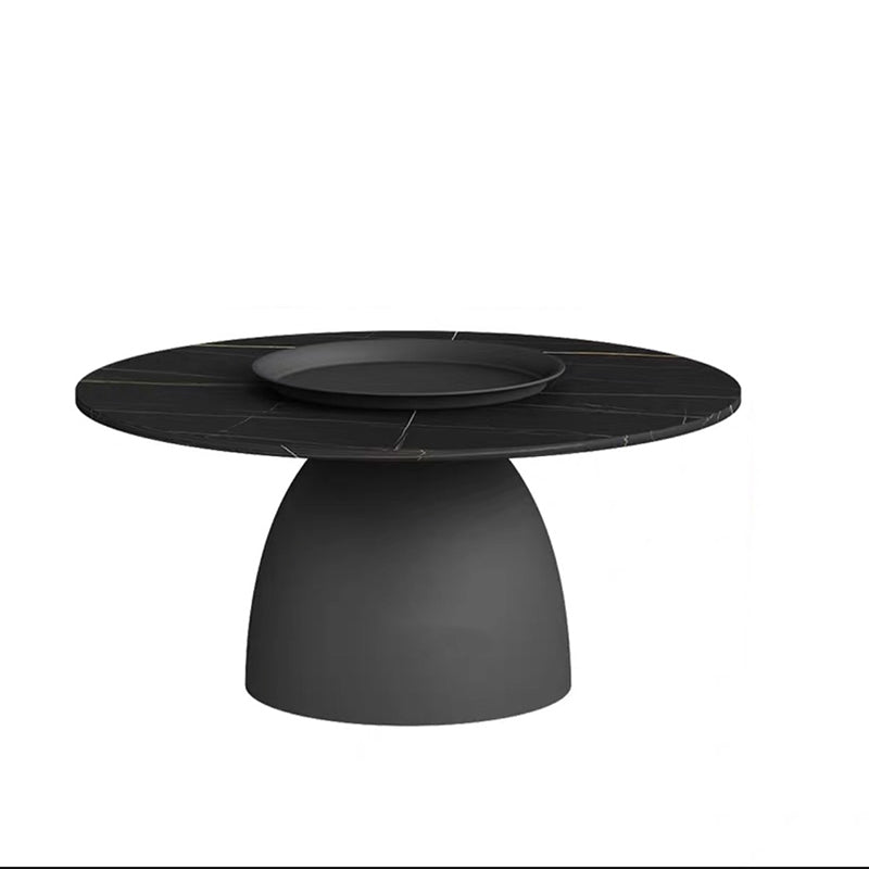 Moderne stijl witte/zwarte top rock metalen ambachtelijke ronde salontafel