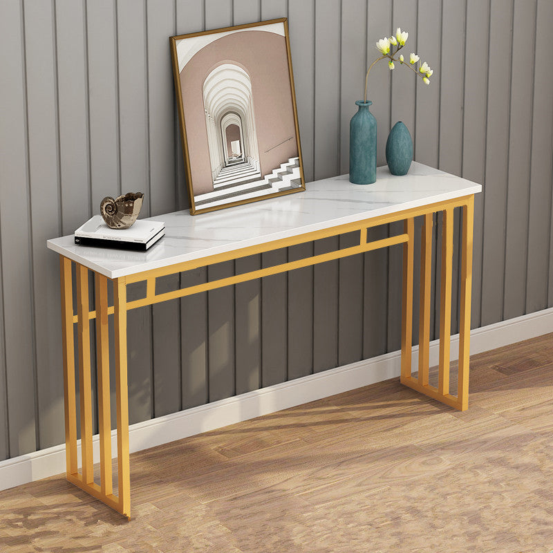 Table de console avec table d'accentuation de base de chevalet pour hall 31,5 "de haut
