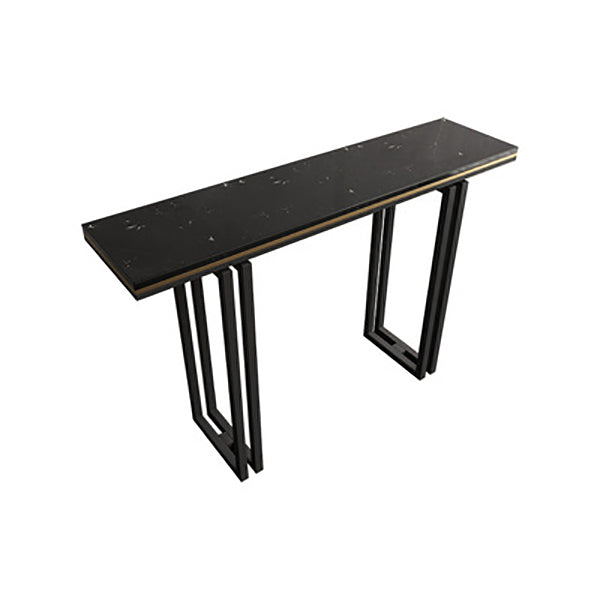 Sled Basic Console Table with Rectangle Top Sofa Console Table Clearhalo 'Console Tables' 'console_tables' 'Entry & Mudroom Furniture' 'furn' 'furn_console_tables' 'Furniture' 5284664