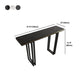 Sled Basic Console Table with Rectangle Top Sofa Console Table Clearhalo 'Console Tables' 'console_tables' 'Entry & Mudroom Furniture' 'furn' 'furn_console_tables' 'Furniture' 5284672