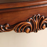 Free Form Wood Console Table with 4 Legs Solid Wood Frame Accent Table for Hall Clearhalo 'Console Tables' 'console_tables' 'Entry & Mudroom Furniture' 'furn' 'furn_console_tables' 'Furniture' 5284755