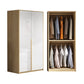 Contemporary Storage Cabinet Engineered Wood Wardrobe Armoire 24"L x 20"W x 79"H Clearhalo 'Armoires & Wardrobes' 'armoires_wardrobes' 'Bedroom Furniture' 'furn' 'furn_armoires_wardrobes' 'Furniture' 5284935