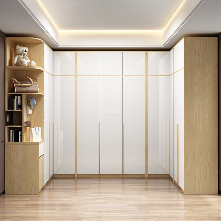 Contemporary Storage Cabinet Engineered Wood Wardrobe Armoire Clearhalo 'Armoires & Wardrobes' 'armoires_wardrobes' 'Bedroom Furniture' 'furn' 'furn_armoires_wardrobes' 'Furniture' 5284951