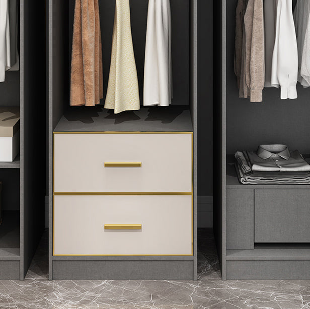 Wooden Wardrobe Cabinet with Soft Close Doors Hinged Wardrobe Armoire Clearhalo 'Armoires & Wardrobes' 'armoires_wardrobes' 'Bedroom Furniture' 'furn' 'furn_armoires_wardrobes' 'Furniture' 5285027