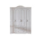Bedroom Hinged Door Storage Cabinet Manufactured Wood Victorian Cabinet with Drawers