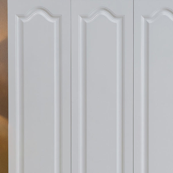 Bedroom Hinged Door Storage Cabinet Manufactured Wood Victorian Cabinet with Drawers