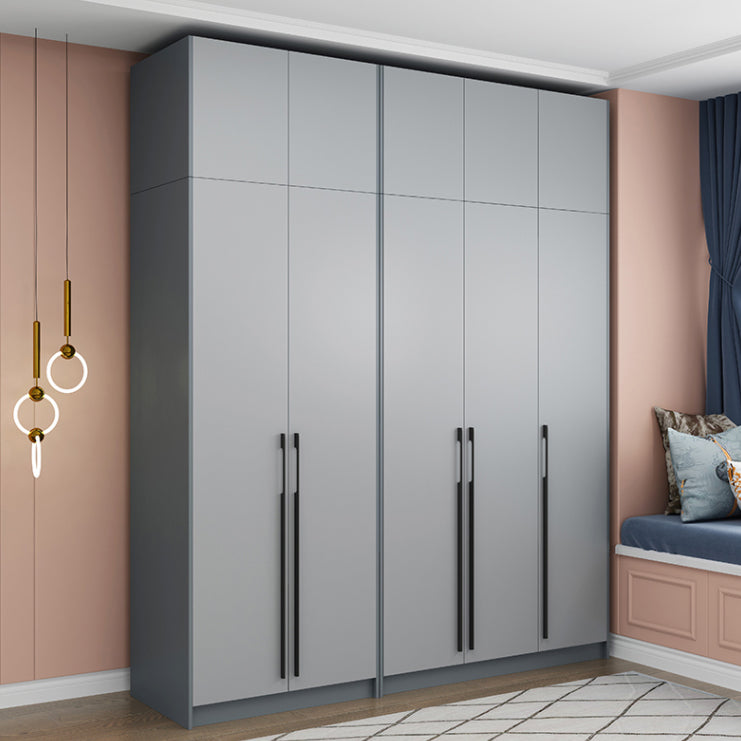 Graue Holzgarderobe Rettungshalle mit weichen Schubladen mit weicher Naher