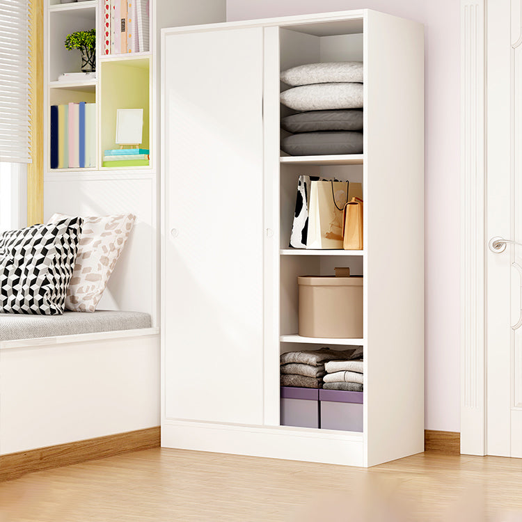 Contemporary Wardrobe Cabinet Sliding Storage Cabinet for Home
