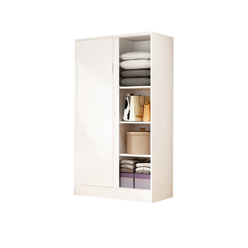 Contemporary Wardrobe Cabinet Sliding Storage Cabinet for Home