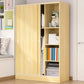 Contemporary Wardrobe Cabinet Sliding Storage Cabinet for Home