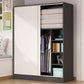 Contemporary Wardrobe Cabinet Sliding Storage Cabinet for Home