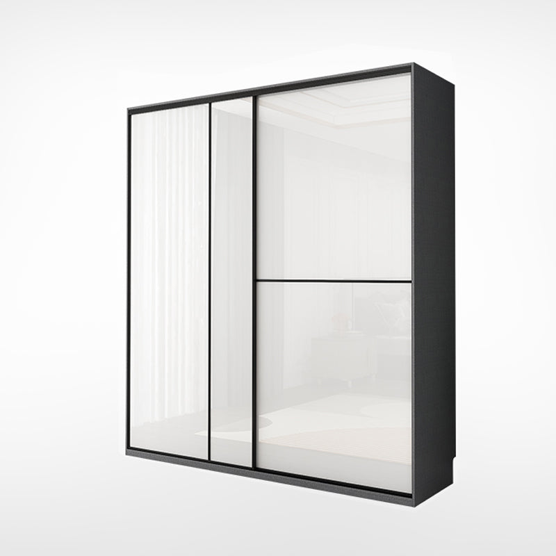 Manufactured Wood White Storage Cabinet Modern Cabinet with Drawers