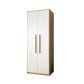 Modern Style Home Wardrobe Armoire Solid Wood and Engineered Wood Wardrobe Cabinet 31.5"L x 20.5"W x 81"H Clearhalo 'Armoires & Wardrobes' 'armoires_wardrobes' 'Bedroom Furniture' 'furn' 'furn_armoires_wardrobes' 'Furniture' 5285255