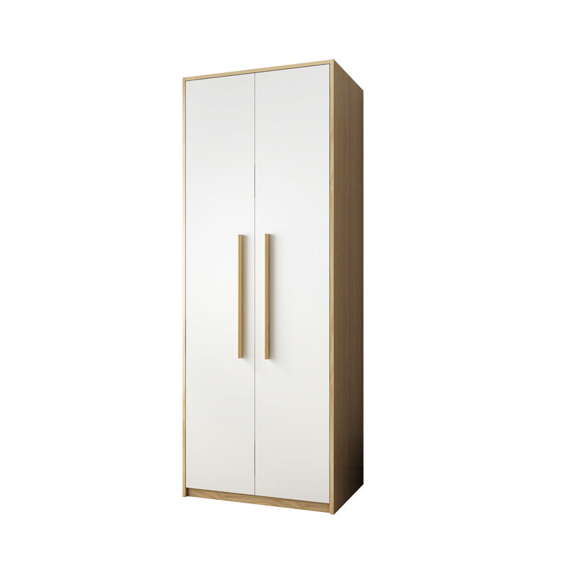 Modern Style Home Wardrobe Armoire Solid Wood and Engineered Wood Wardrobe Cabinet 31.5"L x 20.5"W x 81"H Clearhalo 'Armoires & Wardrobes' 'armoires_wardrobes' 'Bedroom Furniture' 'furn' 'furn_armoires_wardrobes' 'Furniture' 5285255