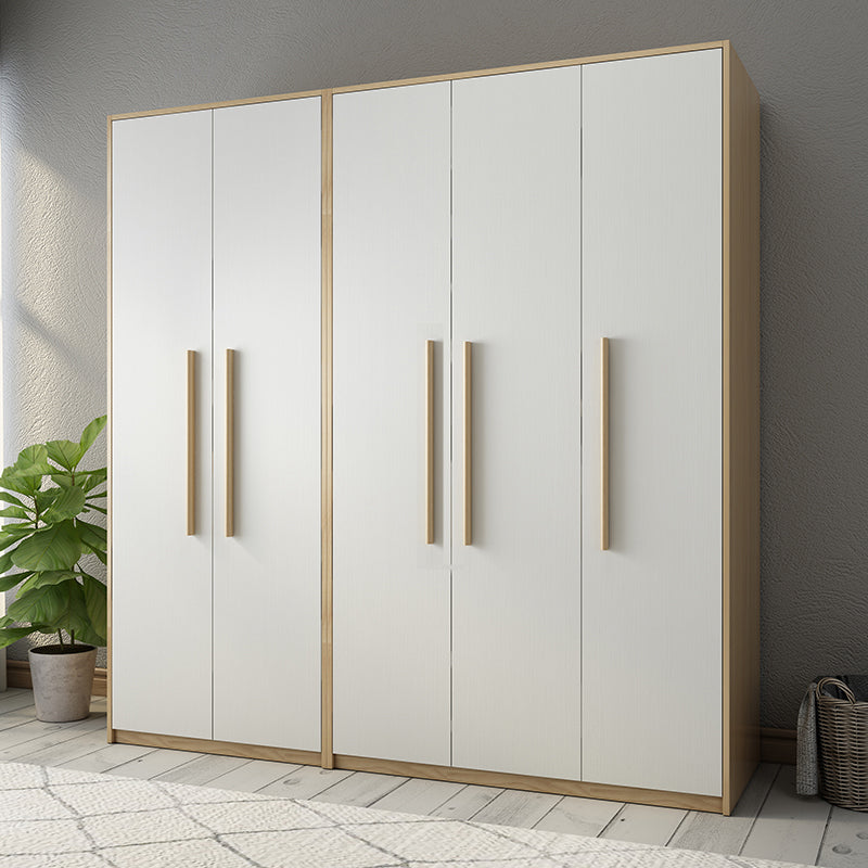 Modern Style Home Wardrobe Armoire Solid Wood and Engineered Wood Wardrobe Cabinet Clearhalo 'Armoires & Wardrobes' 'armoires_wardrobes' 'Bedroom Furniture' 'furn' 'furn_armoires_wardrobes' 'Furniture' 5285256