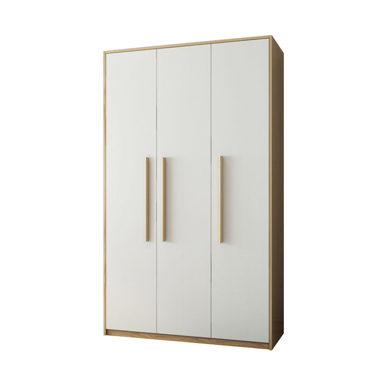 Modern Style Home Wardrobe Armoire Solid Wood and Engineered Wood Wardrobe Cabinet 47"L x 20.5"W x 81"H Clearhalo 'Armoires & Wardrobes' 'armoires_wardrobes' 'Bedroom Furniture' 'furn' 'furn_armoires_wardrobes' 'Furniture' 5285257