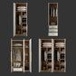 Modern Style Home Wardrobe Armoire Solid Wood and Engineered Wood Wardrobe Cabinet Clearhalo 'Armoires & Wardrobes' 'armoires_wardrobes' 'Bedroom Furniture' 'furn' 'furn_armoires_wardrobes' 'Furniture' 5285269