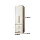 Modern Style Home Wardrobe Armoire Solid Wood and Engineered Wood Wardrobe Cabinet Clearhalo 'Armoires & Wardrobes' 'armoires_wardrobes' 'Bedroom Furniture' 'furn' 'furn_armoires_wardrobes' 'Furniture' 5285272