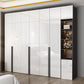 Mirrored Finish Wardrobe Armoire Modern Style Engineered Wood Wardrobe Clearhalo 'Armoires & Wardrobes' 'armoires_wardrobes' 'Bedroom Furniture' 'furn' 'furn_armoires_wardrobes' 'Furniture' 5285279