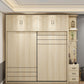 Natural Contemporary Style Wardrobe Armoire Engineered Wood Wardrobe Cabinet for Home