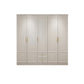 Contemporary Wooden Wardrobe Soft Close Drawer Wardrobe Closet for Bedroom