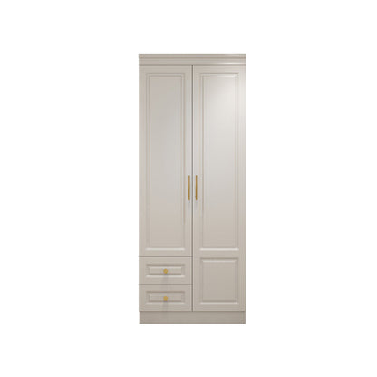 Contemporary Wooden Wardrobe Soft Close Drawer Wardrobe Closet for Bedroom