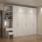 Contemporary Wooden Wardrobe Soft Close Drawer Wardrobe Closet for Bedroom