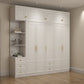 Contemporary Wooden Wardrobe Soft Close Drawer Wardrobe Closet for Bedroom