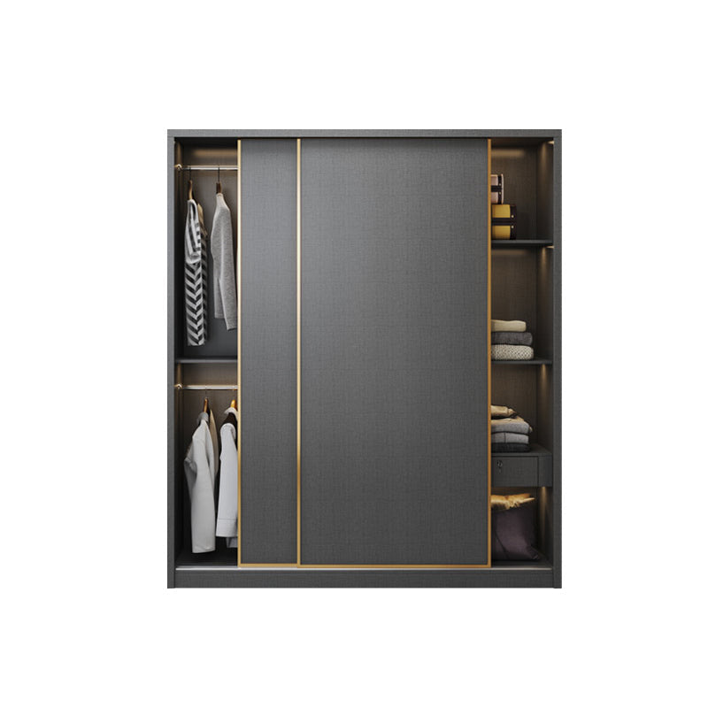 Gabinete de almacenamiento de puerta corredera de dormitorio gabinete moderno de madera fabricada