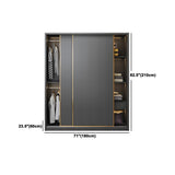 Gabinete de almacenamiento de puerta corredera de dormitorio gabinete moderno de madera fabricada