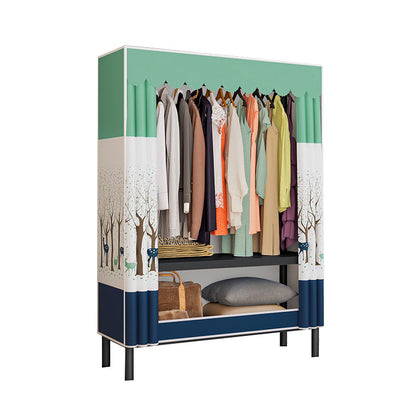 Armadio in stile contemporaneo armadio armadio in acciaio con asta di abbigliamento