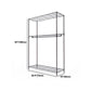 Black Contemporary Style Armoire Metal Steel Armoire for Bedroom Clearhalo 'Armoires & Wardrobes' 'armoires_wardrobes' 'Bedroom Furniture' 'furn' 'furn_armoires_wardrobes' 'Furniture' 5285603