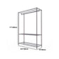 Black Contemporary Style Armoire Metal Steel Armoire for Bedroom Clearhalo 'Armoires & Wardrobes' 'armoires_wardrobes' 'Bedroom Furniture' 'furn' 'furn_armoires_wardrobes' 'Furniture' 5285604