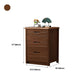 Contemporary Style Walnut Wood Dresser Bedroom Lingerie Chest with Drawer