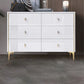 Modern Stone Top Dresser Horizontal Storage Chest with Drawer for Bedroom 39"L x 16"W x 32"H White Clearhalo 'Bedroom Furniture' 'Dressers & Chests' 'dressers_chests' 'furn' 'furn_dressers_chests' 'Furniture' 5287153