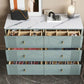 Modern Stone Top Dresser Horizontal Storage Chest with Drawer for Bedroom Clearhalo 'Bedroom Furniture' 'Dressers & Chests' 'dressers_chests' 'furn' 'furn_dressers_chests' 'Furniture' 5287159