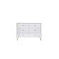 Modern Stone Top Dresser Horizontal Storage Chest with Drawer for Bedroom Clearhalo 'Bedroom Furniture' 'Dressers & Chests' 'dressers_chests' 'furn' 'furn_dressers_chests' 'Furniture' 5287160
