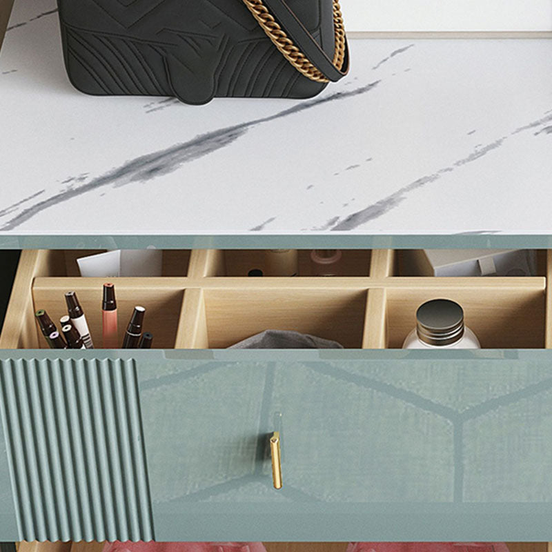 Modern Stone Top Dresser Horizontal Storage Chest with Drawer for Bedroom Clearhalo 'Bedroom Furniture' 'Dressers & Chests' 'dressers_chests' 'furn' 'furn_dressers_chests' 'Furniture' 5287167