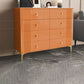 Modern Stone Top Dresser Horizontal Storage Chest with Drawer for Bedroom 47"L x 16"W x 37"H Orange Clearhalo 'Bedroom Furniture' 'Dressers & Chests' 'dressers_chests' 'furn' 'furn_dressers_chests' 'Furniture' 5287171