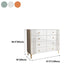 Modern Stone Top Dresser Horizontal Storage Chest with Drawer for Bedroom Clearhalo 'Bedroom Furniture' 'Dressers & Chests' 'dressers_chests' 'furn' 'furn_dressers_chests' 'Furniture' 5287175