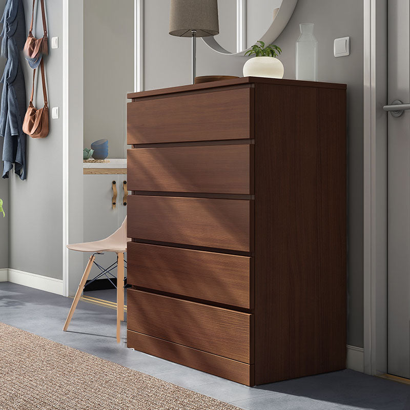 Comò verticale contemporaneo in legno, per camera da letto, per biancheria intima, con cassetto